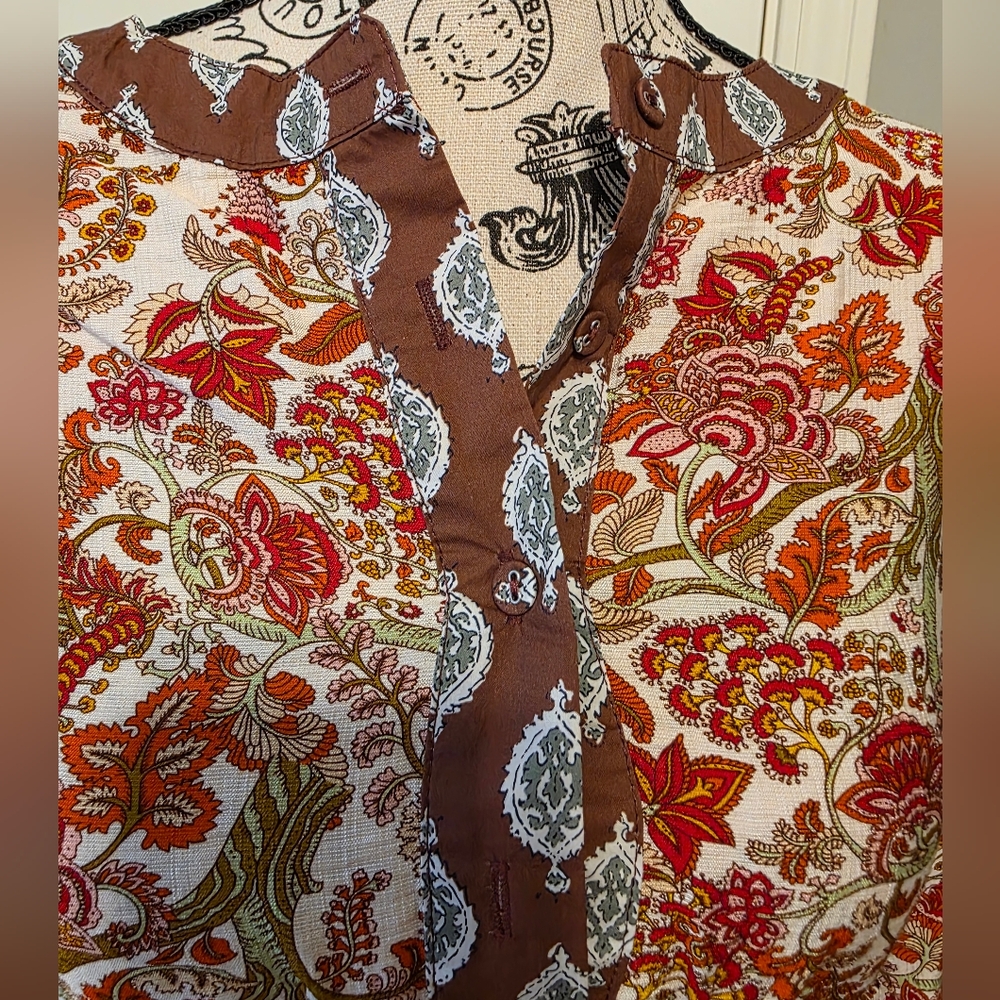 Floral Fall Maxi Dress-NWT - Picture 5 of 9